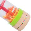 Baby Rainmaker Rain Stick Simulation Wooden Rainbow Rattle Rainmaker Toy Raindrops Musical Instrument Colorful Rain