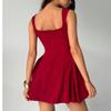 Slim Fit Dress Backless Sleeveless Vest Suspender Dress