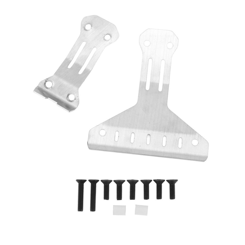 Șasiu RC Armură Oțel Inoxidabil Argintiu Față Spate Armură de Protecție Caroserie RC pentru Tamiya XV 02 Pro 58707