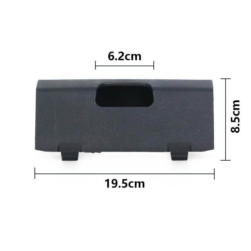 X-CAR 1 PCS Car Front Bumper Towing Hook Cover Black Car Accessories For Range Rover L322 2006 2007 2008 2009 DPC500280PUY