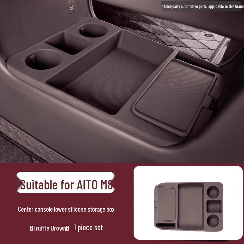 AITO M8 Center Console Silicone Storage Organizer