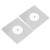 2Pcs LED Lighting Cup Mat Square Acrylic Adjustable Mode Cup Pad Base Lamp for Bar KTV