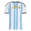 Argentina 26 Camiseta Auténtica de Local 'Blanco Azul Hielo Azul Claro' Hombre JM5897