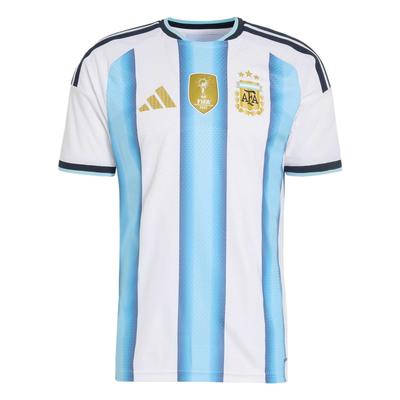 Argentina 26 Home Authentic Jersey 'White Icey Blue Light Blue' Men's JM5897