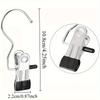 10/20/30PCS Stainless Steel Clothespins Laundry Clothes Pegs  Portable Hanging Clothes Clip Pants Socks Wardrobe Storage Clip