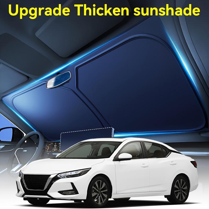 Portable Car Sunshade Upgraded Thick Sunshade Single Piece Car Windshield Sunshade Easy To Install and Foldable StorageWindshield Sunshades 1
