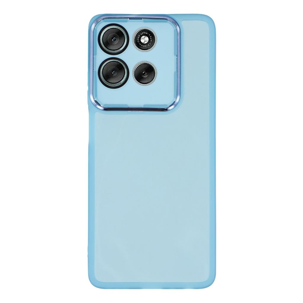 For Motorola Moto G86 5G Case Electroplated Camera Frame TPU Phone Cover