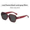Vintage Leopard Frame Square Glasses With Blue Light Blocking For Fashionable Outdoor Wear