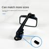 360 Rearview Bike Bicycle Cycling Riding Glasses Helmet Rearview Mirror  Riding Safety