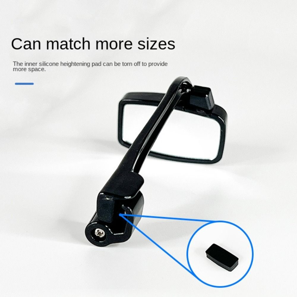 360 Rearview Bike Bicycle Cycling Riding Glasses Helmet Rearview Mirror  Riding Safety