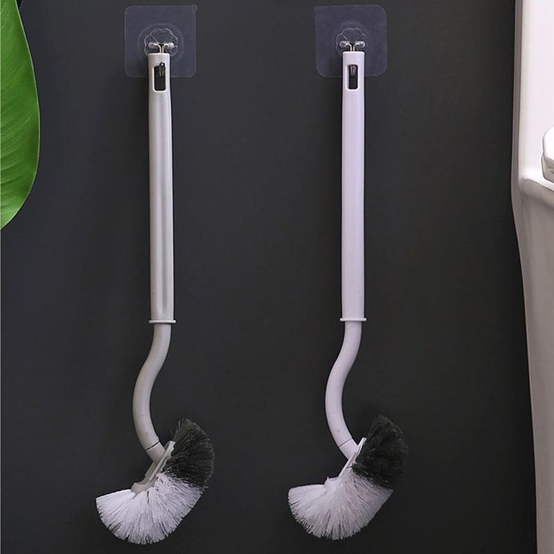 Perie de toaletă Accesorii pentru casă Instrumente de curățare baie Curățați peria de toaletă fără colțuri moarte Montat pe perete de uz casnic