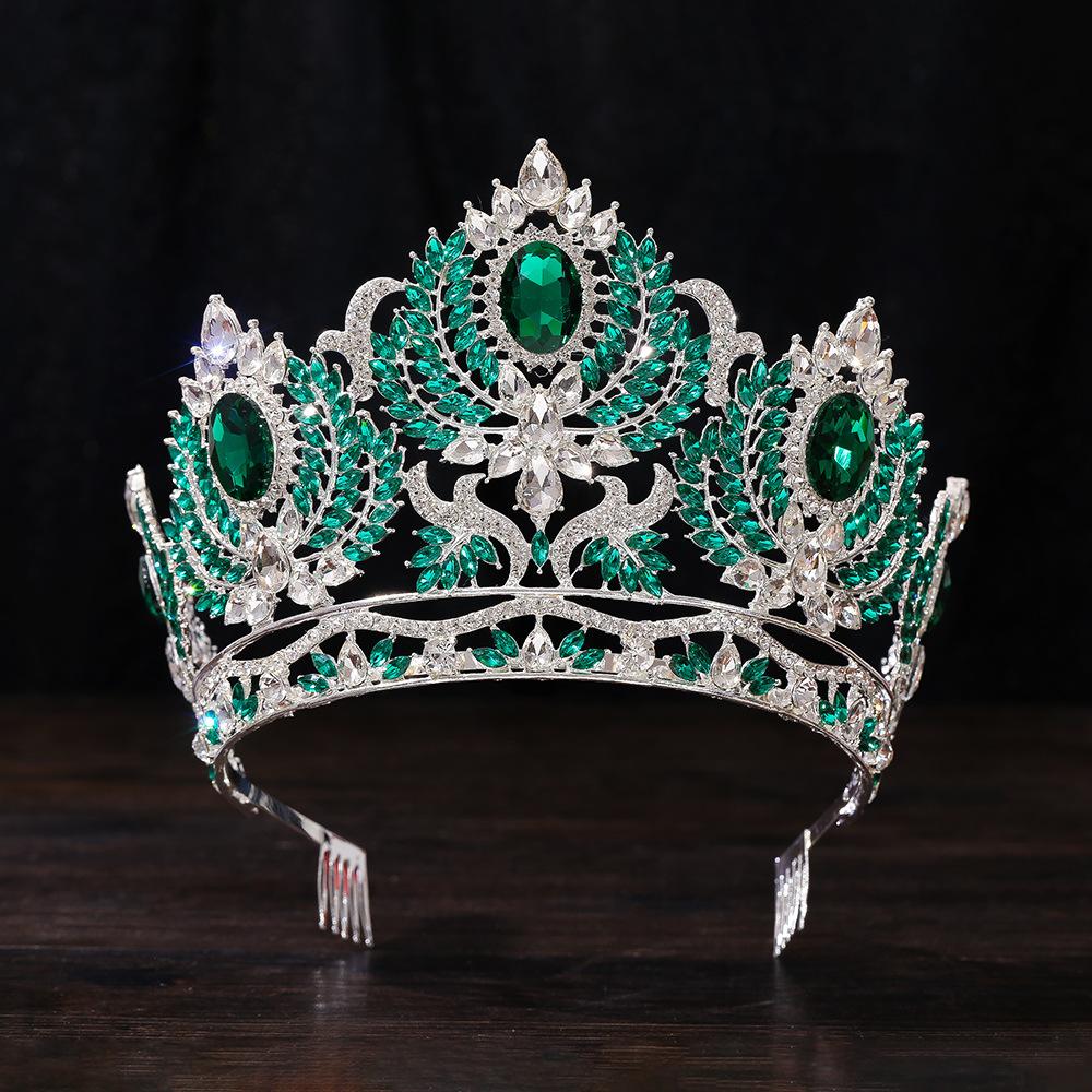 

Королевская корона в стиле барокко, большая корона, аксессуары для волос, головной убор, головной убор высокого класса