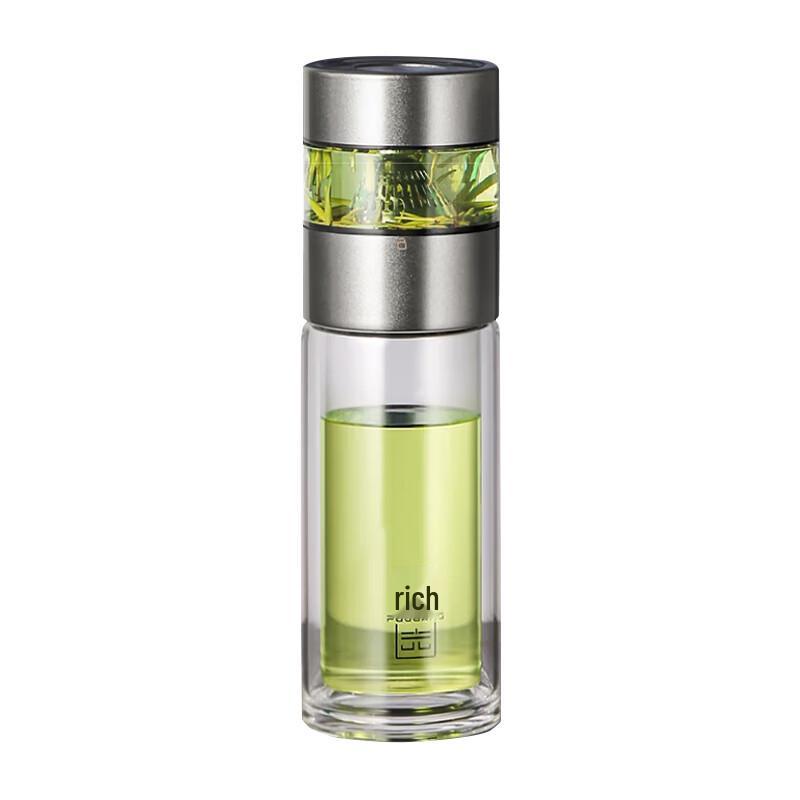 Fuguang Double-Layer Glass Tea Infuser Bottle