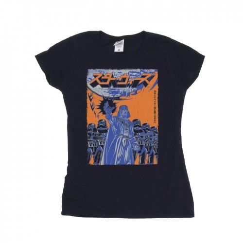 

Star Wars Womens/Ladies Vader International Poster Cotton T-Shirt