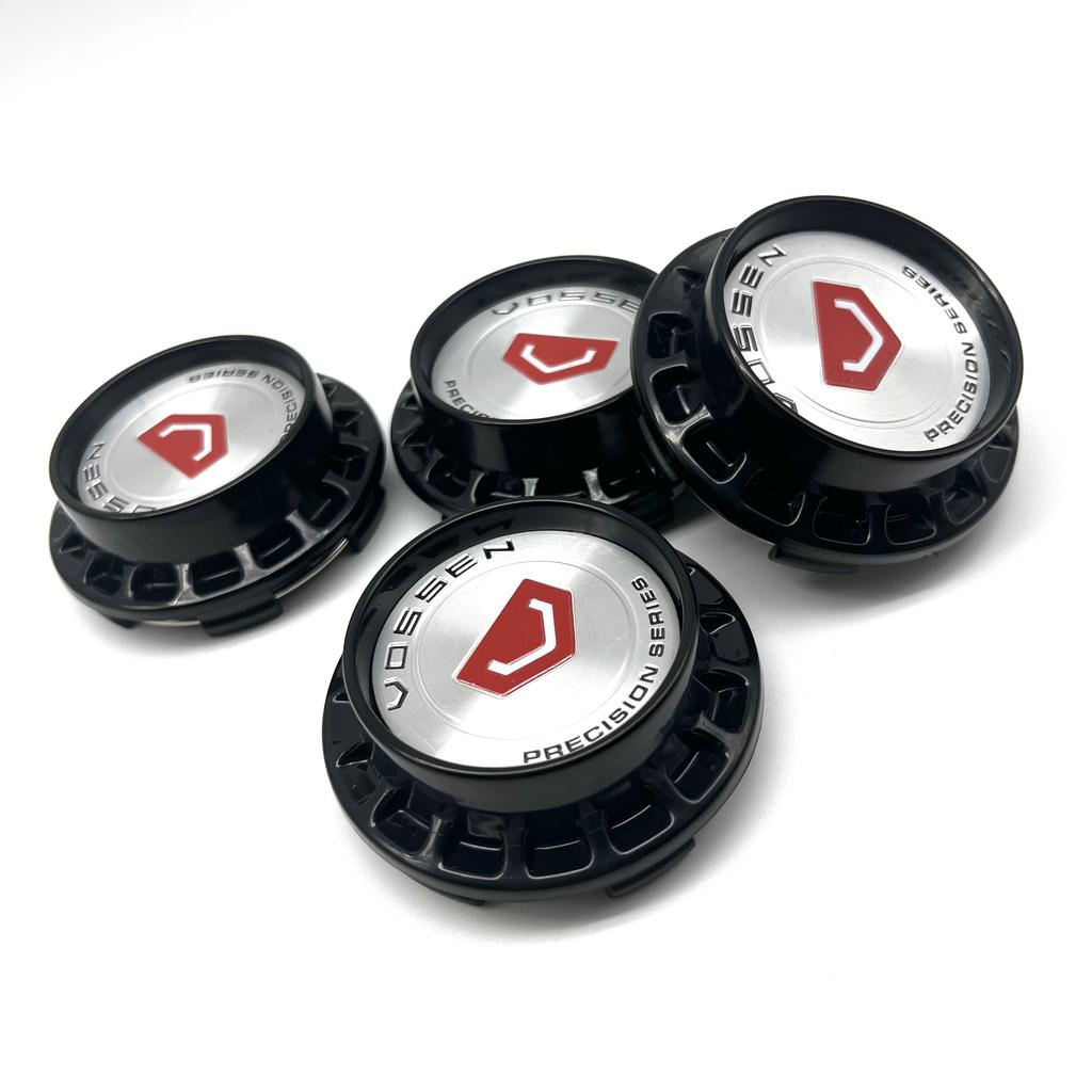 4Pcs 67mm Car Wheel Center HubCap K67 Flower High Cover For 45mm VOSSEN PRECISION SERIES Badge Sticker Auto Modiified Accessorie