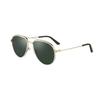 Cartier Anti-Wind Thin Leg Pilot Style Sunglasses Unisex Sunglasses Gold ESW00573
