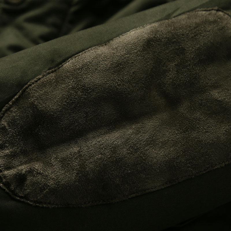 Winter Men Thick Fleece Jacket Hat Detachable Cotton Coat Social Activity Fashion Casual Business