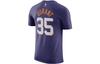 Nike T Shirts Men's Purple Crew Neck Moderate Straight Fit FD9807-573