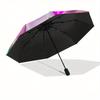 1pc Stitch,Alien Automatic Folding Umbrella: Compact 8-Bone Design Cartoon Outdoor Travel Companion, Business Umbrella, Christmas Valentine'