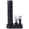 5-in-1 Electric Wine Bottles Opener Reusable Battery Operated Electric Corkscrew with Base Automatic Corkscrew Bar
