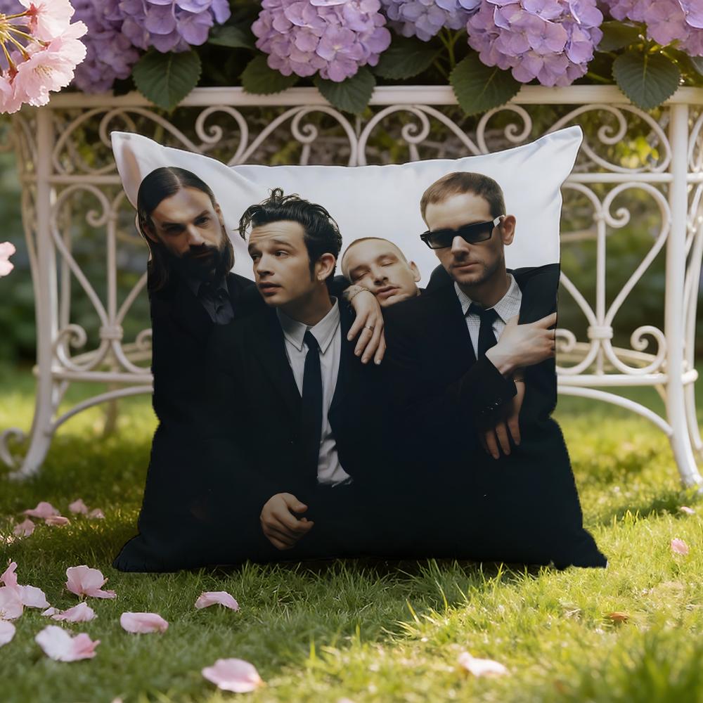 T-The 1975S Band Cushion Cover Home & Car Dual-Scene Pillow Cover: Reversible for Premium Comfort