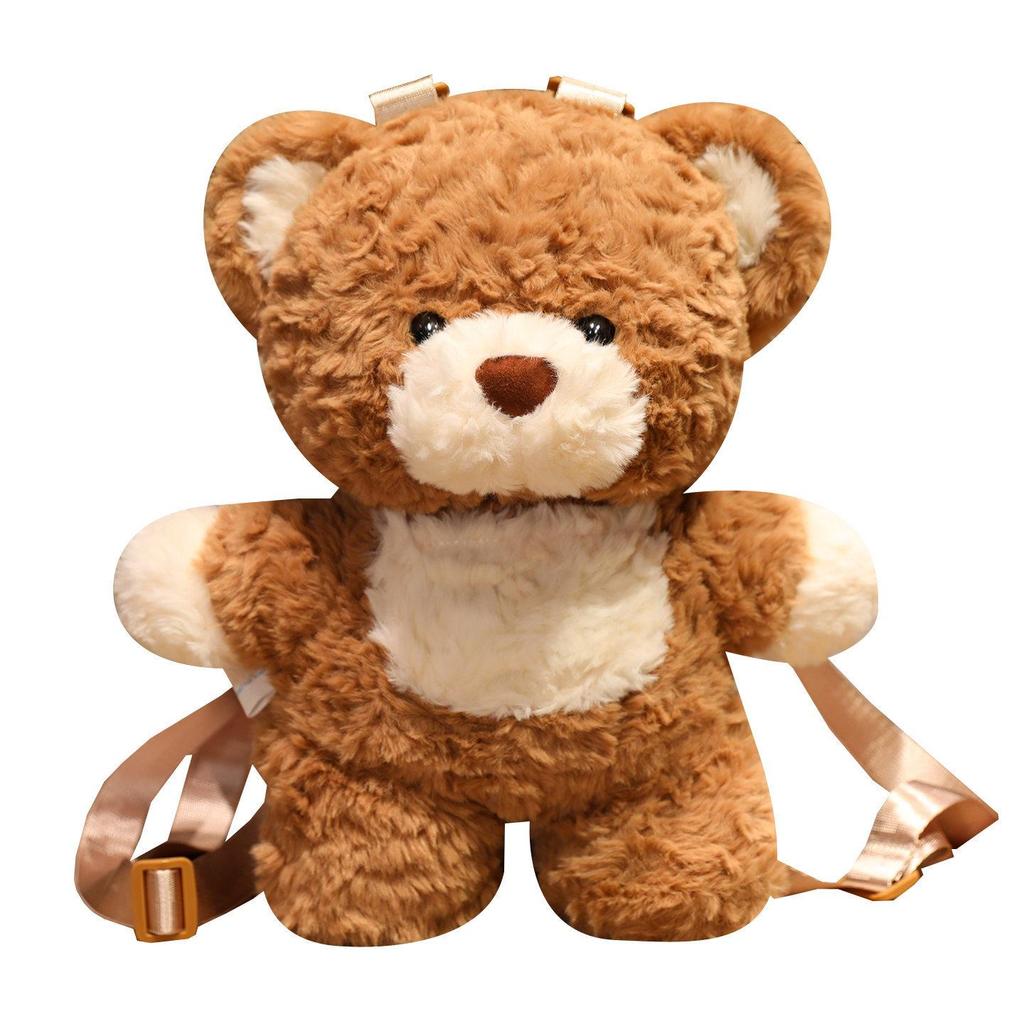 Little Bear Plush Toy Backpack & Crossbody Bag for Girls