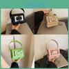 Stylish Street Fashion Pu Crossbody Bag 2024 Summer Mini Handbag With Stitching Details