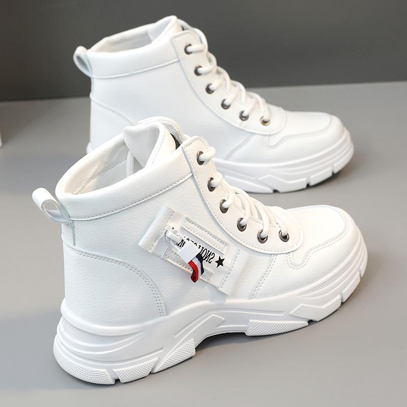 Shopping mall warm snow boots new velvet thickened sports shoes winter thick-soled high-top cotton shoes