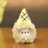 Plush Ice Cream Keychain Soft Toy With Pp Cotton Filling For Bag Decor And Gifts