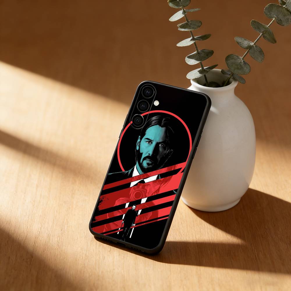 

Classic films John wick Phone Case For Samsung Galaxy A91,80,73,72 ,71,53,52,32 ,31,22,21s,20,Soft Black Case Samsung a22 5g