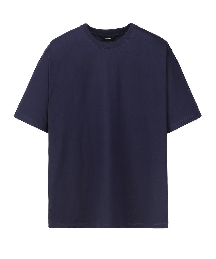 IL CORSO Essential Short Sleeve T-Shirt Dark Navy Iets5E502N3
