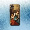 Girl Art V-Vermeer Painting Phone Case For iPhone 17,16,15,14,13,12,Pro,Max,Plus,E,SE4,Air,Mini Black Soft Box