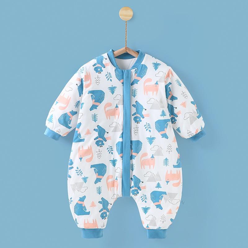 Baby Sleep Sack Winter Thick Fleece Sleeping Bag Toddler Anti-Kick Blanket Unisex