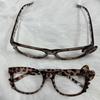 Y2K Leopard Print Eyeglass Frame Anime Kawaii Retro Glasses Cartoon Cute Eyewear Decorative Accessories