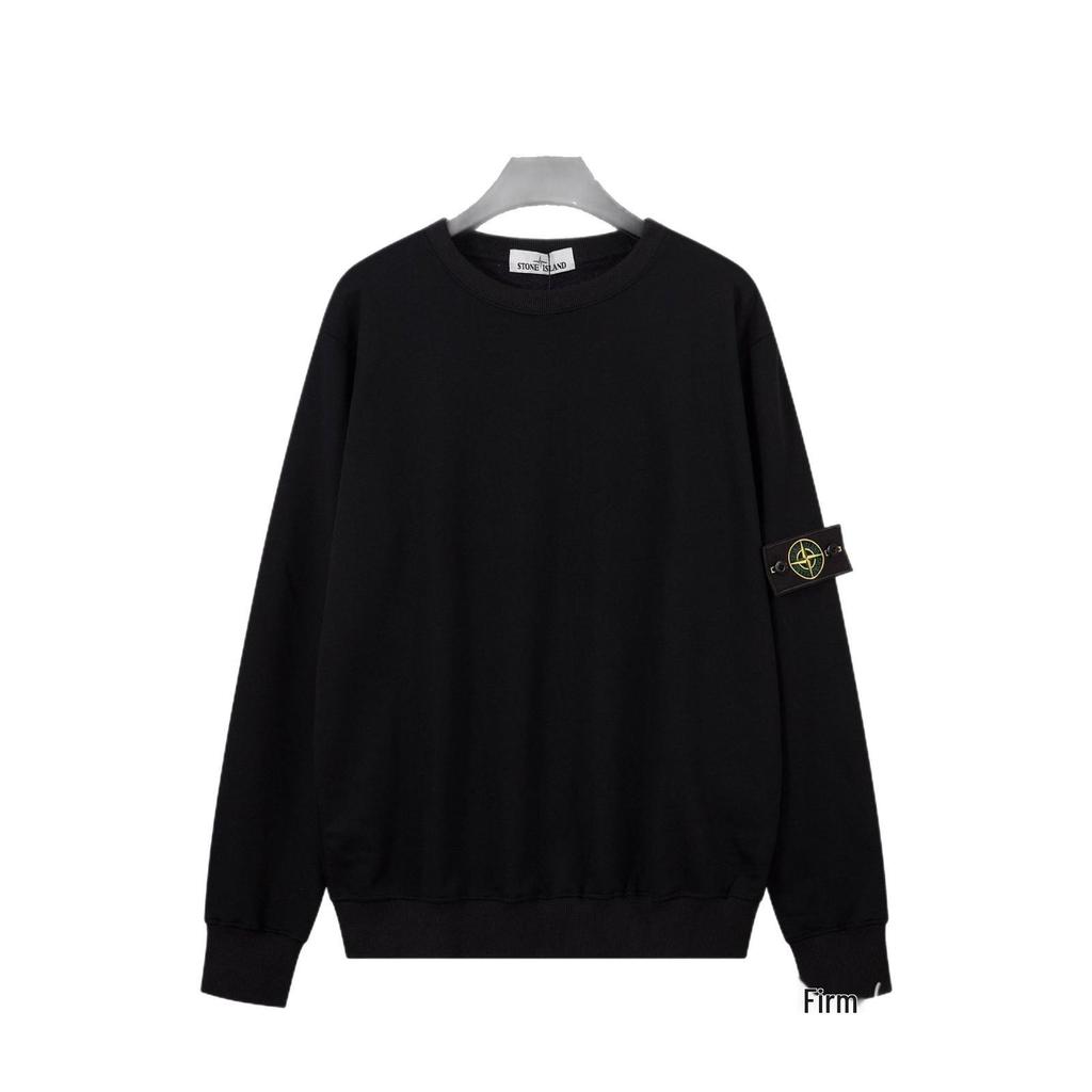 Cross Classic Stone Abzeichen Unisex Rundhals Langarm Hoodie