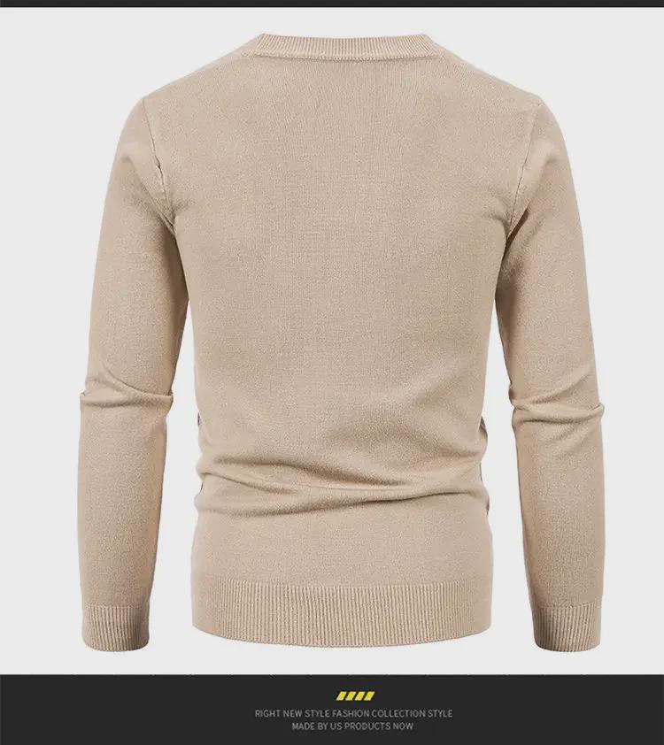 Men's Trendy Korean Style Knitted Cardigan for Spring and Autumn