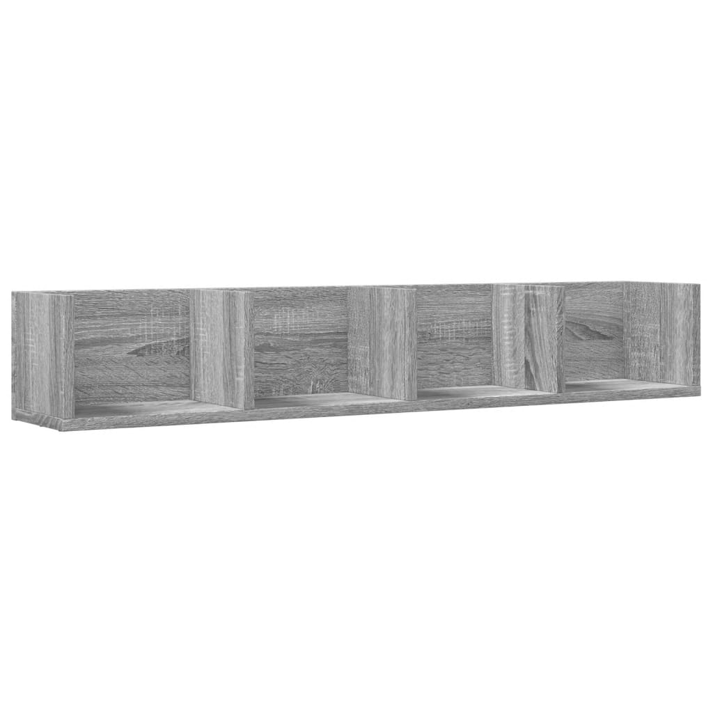 Wall Cabinets 2 pcs Grey Sonoma 99 x 18 x 16.5 cm Particleboard
