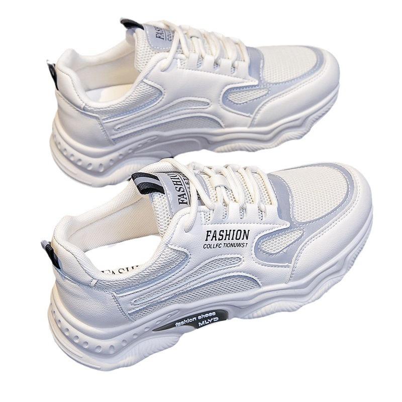 Frühling und Herbst Neue Mesh Casual Sneaker Daddy Schuhe Leicht und Atmungsaktiv Mode Weiche Sohlen Leicht und Bequem Damenschuhe