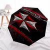 1pc Umbrella Corporation Portable Fold- Design, 8 Ribs, Reliable Performance, with Automatic Open/close10211