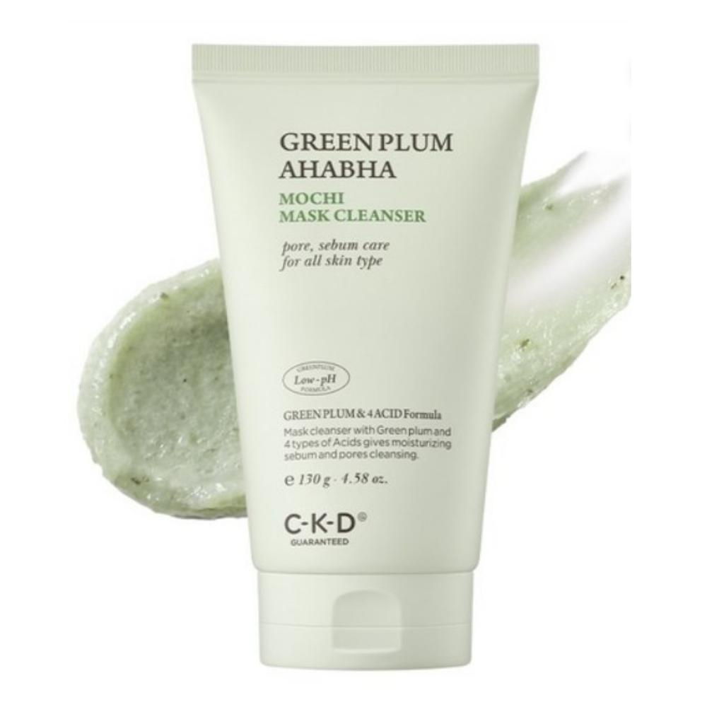 CKD Pharma Green Plum AHA Pack Soap Cleanser Exfoliating & Brightening Facial Bar 130g