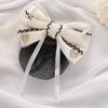 Elegant Net Bun Hair Cover Loose Mesh Nurses Spring Clip New Bun Snood Hair Clip  Funerals