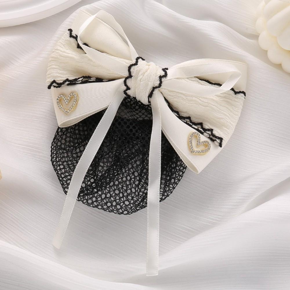 Elegant Net Bun Hair Cover Loose Mesh Nurses Spring Clip New Bun Snood Hair Clip  Funerals