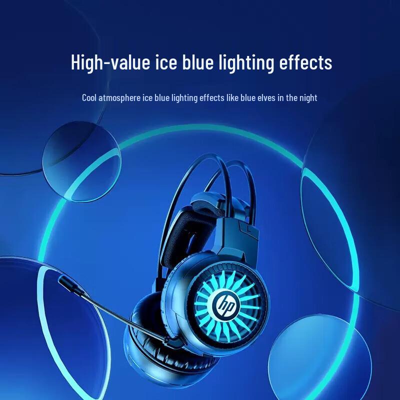 HP 7.1 Surround Sound RGB Wired Gaming Headset