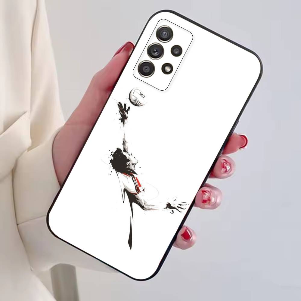 Abstract figure Soccer Support Phone Case For Samsung S25,S24,S21,S22,S23,S30,Ultra,S20,Plus,Fe,Lite,Note,10,Black Cover
