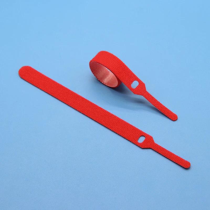 Detachable Cable Ties Colored Plastics Reusable Cable Ties Nylon Loop Wrap Zip Ttype Cable Tie Wire Bandage Tie