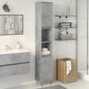 VidaXL Bathroom Cabinet Concrete Grey 30x30x190 Cm, Cabinet, Bathroom Storage Cabinet, Vanity Cabinet 857198