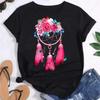 3D Dreamcatcher Flower Printed Tshirt Womens Fashion Tshirt Harajuku Pattern Tshirt