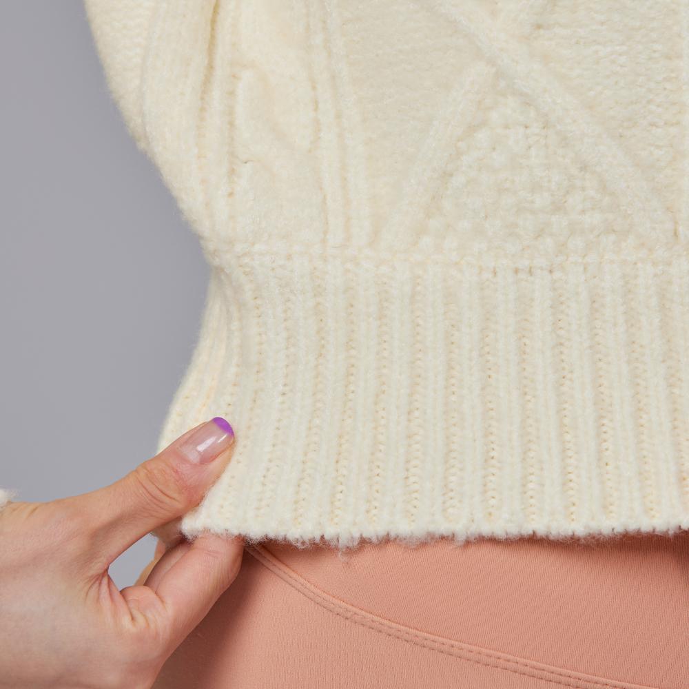J.JANE Pastel Frill Knit Sweater (Bright Yellow)