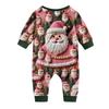 Matching Family Christmas Print Flannel Homewear Set Long-Sleeve Top And Pants