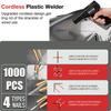 200W Cordless Plastic Welder Kit Portable Wireless 5000mAh Battery Rechargeable Hot Stapler Welding Gun for Most Plastic Repair